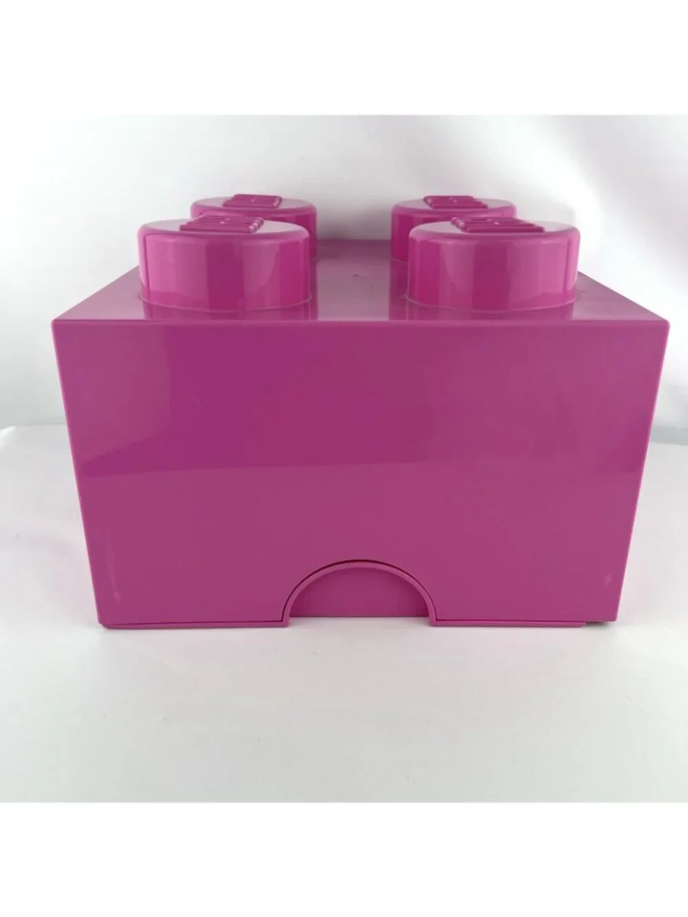 LEGO Pink Storage Brick 2x2 Cube 4 Stud Stackable Container Box #234